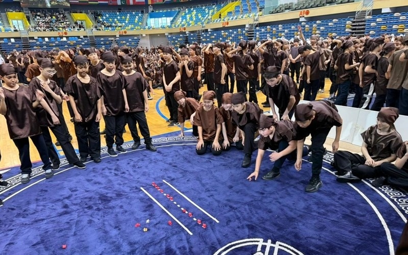 Over 18,000 children in Astana play asyk for National Sports Day