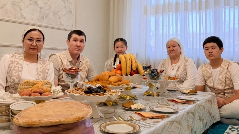 Как семья кандасов встречает Наурыз на севере Казахстана