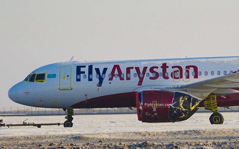 самолет, рейс, FlyArystan