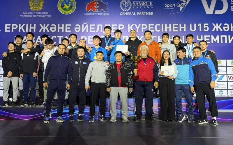 Алматинские борцы стали победителями чемпионата Казахстана U23