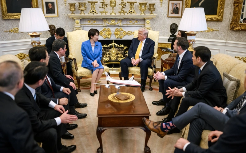 Trump jokes about Pearl Harbor during meeting with Japan PM