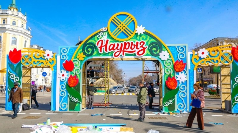 Almaty prepares for Nauryz with festive spirit Almaty prepares for Nauryz with festive spirit