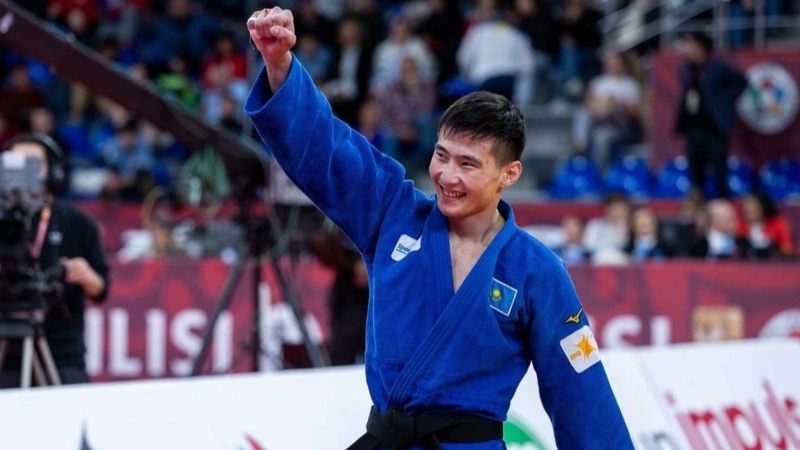 Judoka Nurkanat Seribayev wins Grand Slam gold in Georgia 