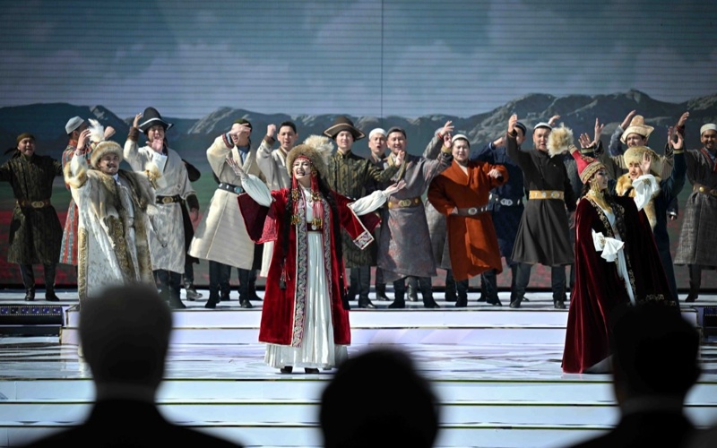 Президент посетил концерт по случаю праздника Наурыз 