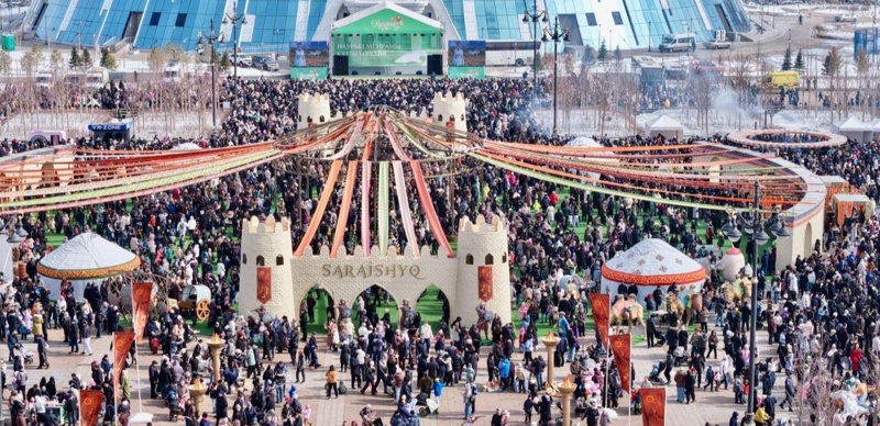 Бүгін елордалықтар әз Наурызды кең ауқымда мерекеледі Бүгін елордалықтар әз Наурызды кең ауқымда мерекеледі