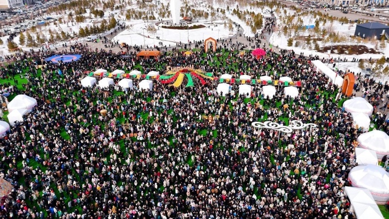 Бүгін елордалықтар әз Наурызды кең ауқымда мерекеледі Бүгін елордалықтар әз Наурызды кең ауқымда мерекеледі