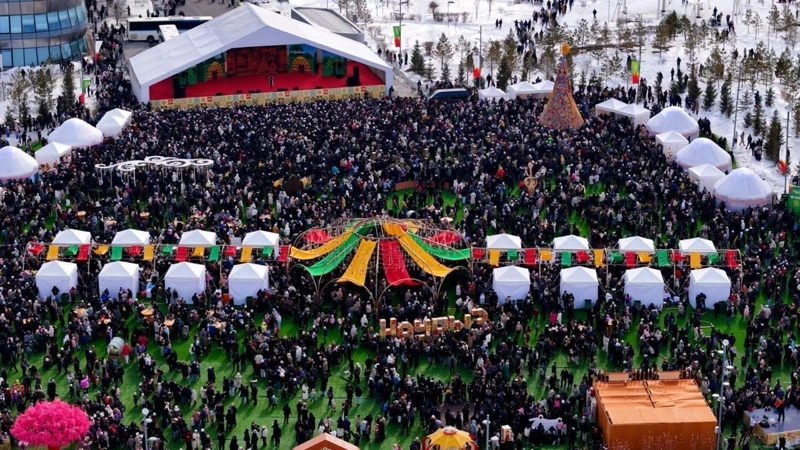 Búgin elordalyqtar áz Naýryzdy keń aýqymda merekeledi 