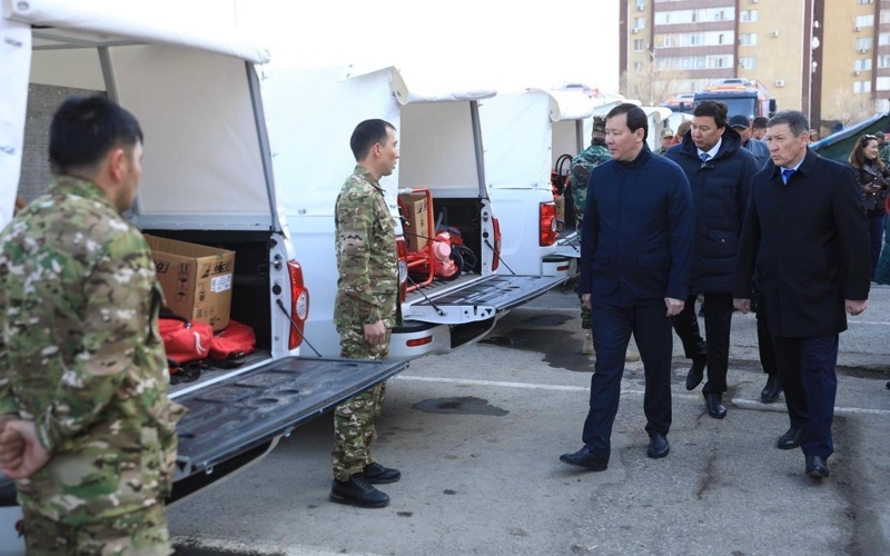 Лесным хозяйствам Актюбинской области передали новую технику