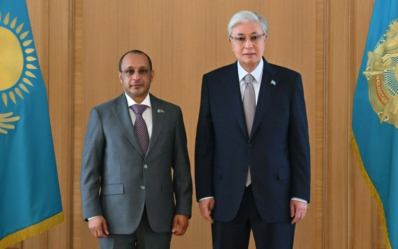 Prezıdent Qasym-Jomart Toqaev BAÁ-niń Qazaqstandaǵy elshisi Muhammed Saıd Muhammed ál-Arıkıdi qabyldady
