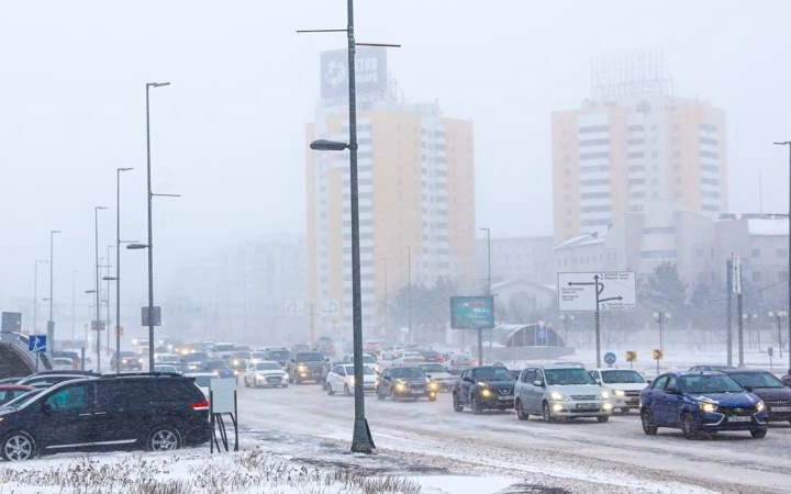 метель, смог, туман, снег, погода, автомобиль, ауа райы, қар, боран