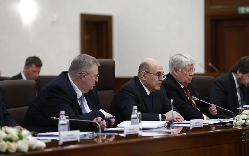 Russian PM Mikhail Mishustin arrives in Kazakhstan