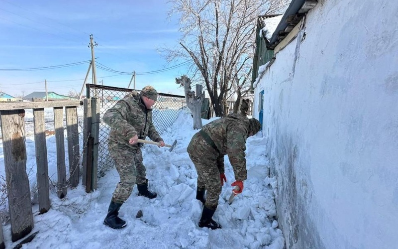Қостанайда Ұлттық ұлан су&nbsp;тасқынына қарсы алдын алу шараларына жұмылдырылды