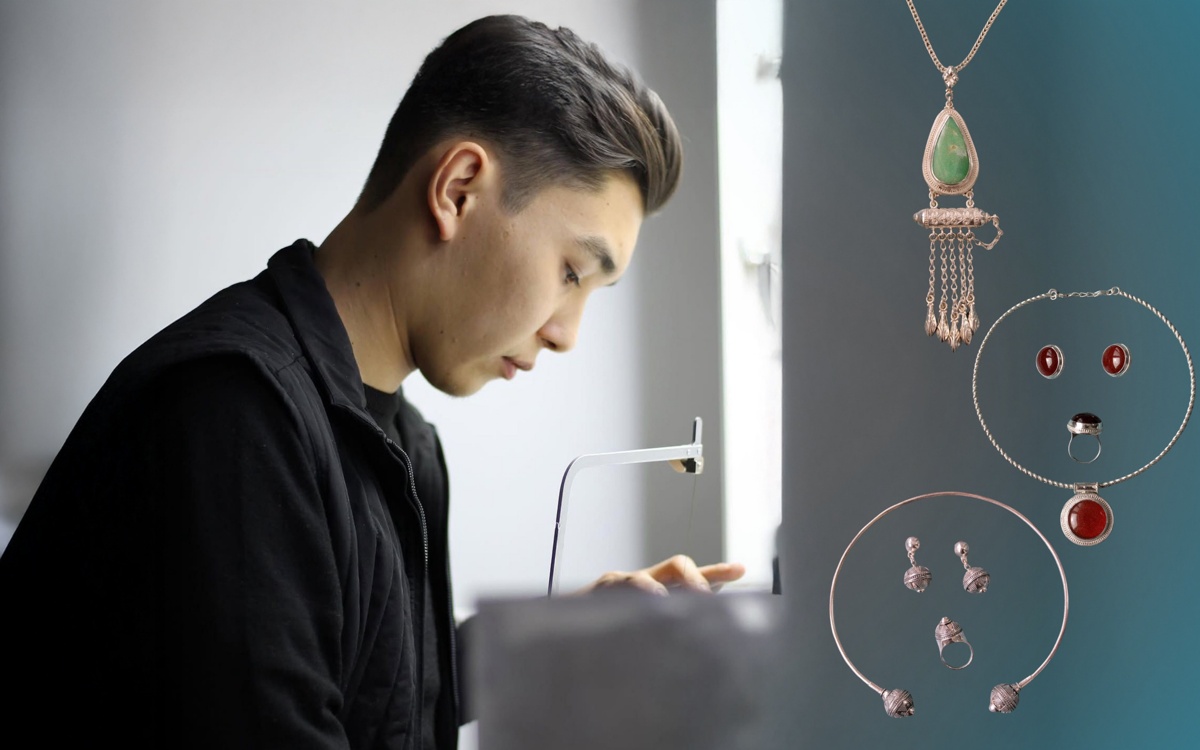 Ақтаулық зергер – көне нақыш пен қазіргі дизайнды ұштастыру шебері