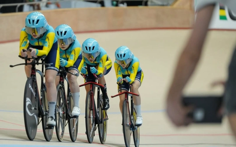 Kazakhstan wins 1st medal at Asian Track Cycling Championships