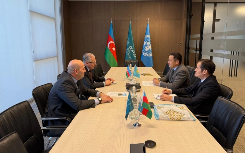 Azerbaıdjan podderjal globalnýıý vodnýıý ınıtsıatıvý Prezıdenta Kazahstana