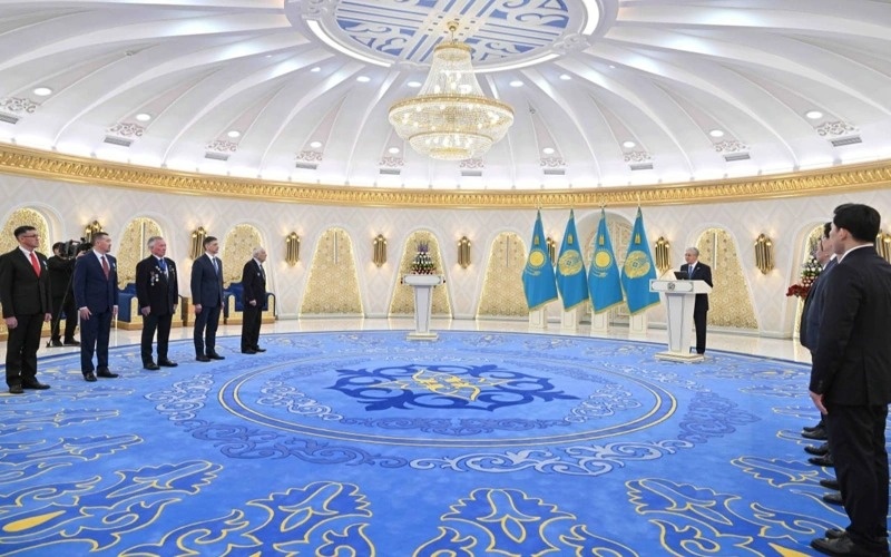 Kazakh President awards Yervand Ilyinsky Kazakhstannyn Yenbek Yeri title Kazakh President awards Yervand Ilyinsky Kazakhstannyn Yenbek Yeri title