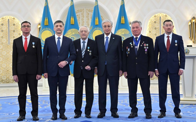 Kazakh President awards Yervand Ilyinsky Kazakhstannyn Yenbek Yeri title Kazakh President awards Yervand Ilyinsky Kazakhstannyn Yenbek Yeri title
