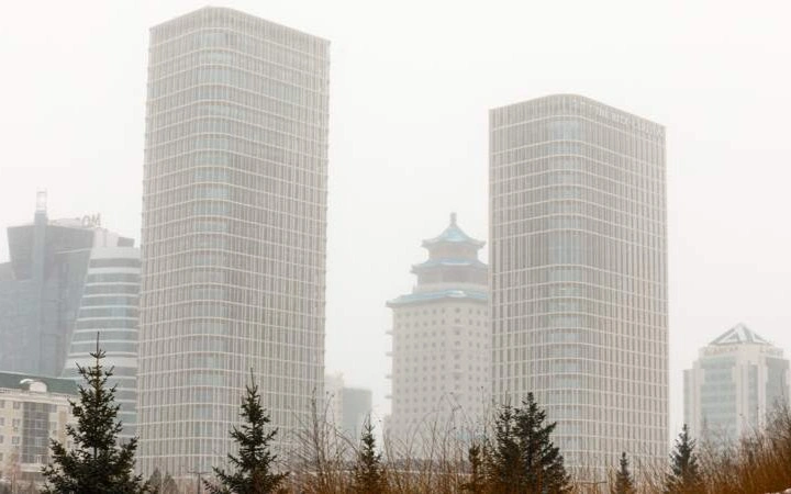 Астана, метель, снег, туман, боран, қар, погода, ауа райы