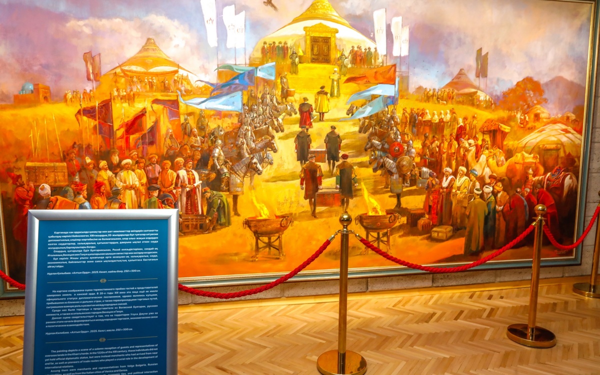 Ұлттық музейдің жаңа залына Алтын Орда дәуірінің жәдігерлері қойылды