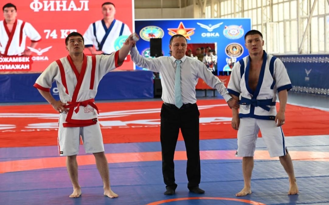 Алматыда қазақ күресінен күштік құрылымдар арасында өткен жарыстың жүлдегерлері анықталды