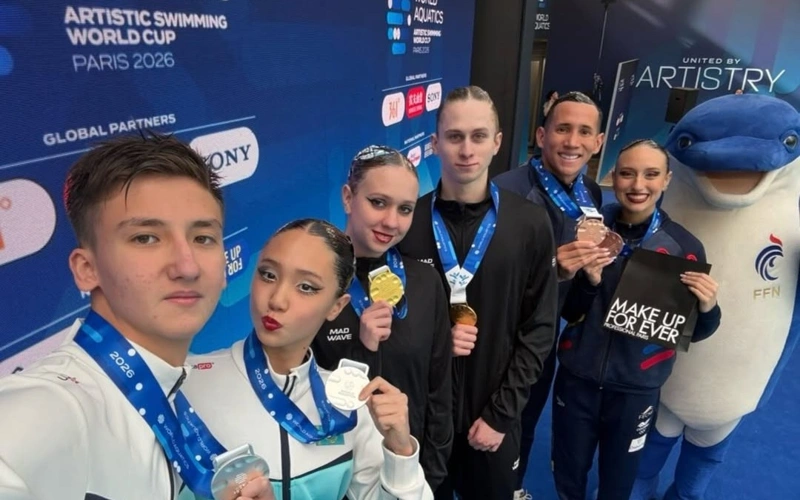 Kazakhstan secured second medal at the Artistic Swimming World Cup
