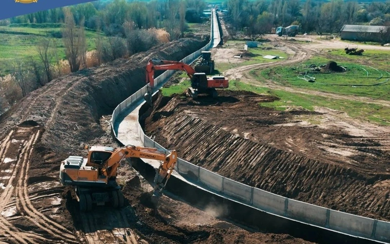 Turkistan region starts reconstruction of over 143 km of irrigation networks