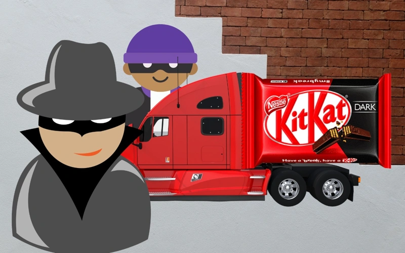 Kit Kat, chocolate, heist, Nestle, thieft