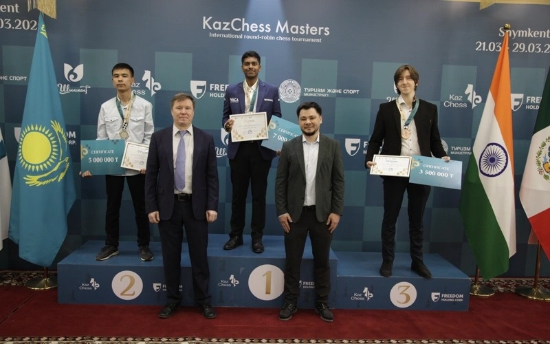 13yo Kazakh chess player stuns Serbian GM Sarana