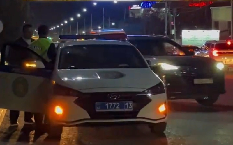 Túrkistan oblysynda 45 ret jol erejesin buzǵan júrgizýshi 1,3 mln teńge aıyppulyn tólemegen 