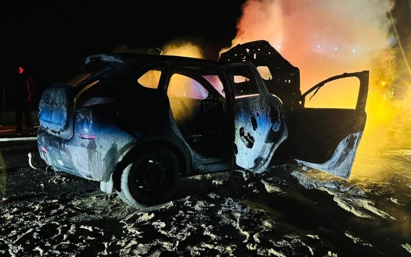 сгорела машина, горящая машина