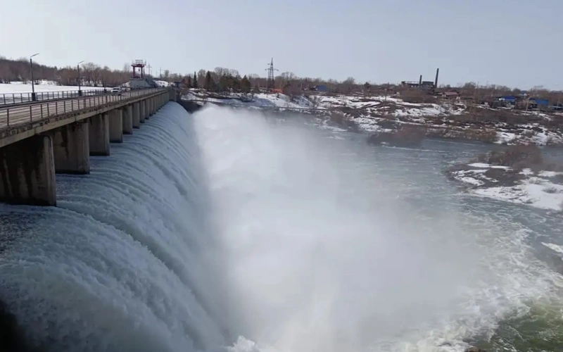 Снижается уровень воды в Сергеевском водохранилище в СКО