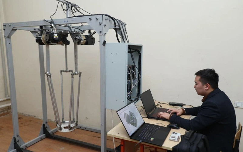 哈萨克斯坦研发新型机械臂 提升建筑3D打印精度