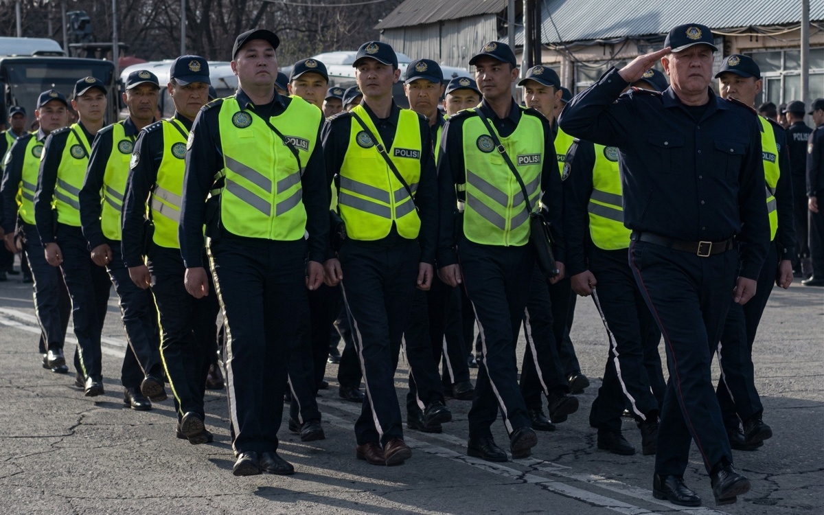 Алматыға 4 өңірдің полиция қызметкерлері келді