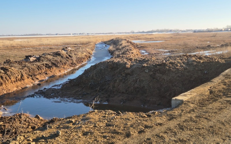 Восстановление плотины спасло сельчан в&nbsp;Акмолинской области от&nbsp;подтопления