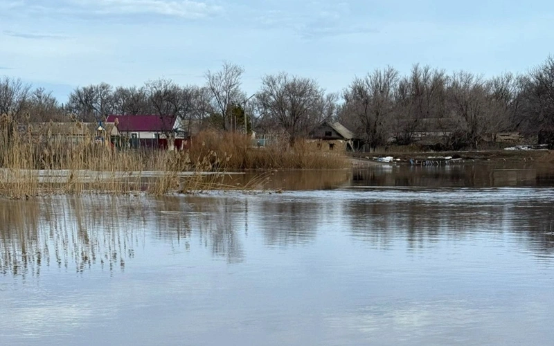 Karaozen River levels rise in W Kazakhstan