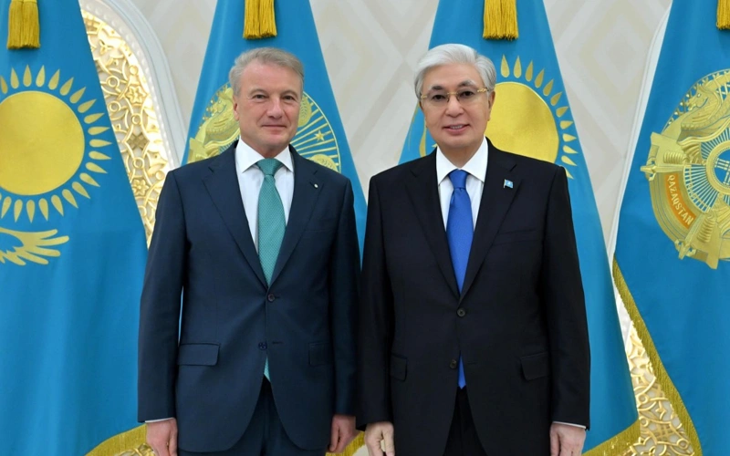 Prezıdent Sberbanktiń basqarma tóraǵasy German Grefti qabyldady