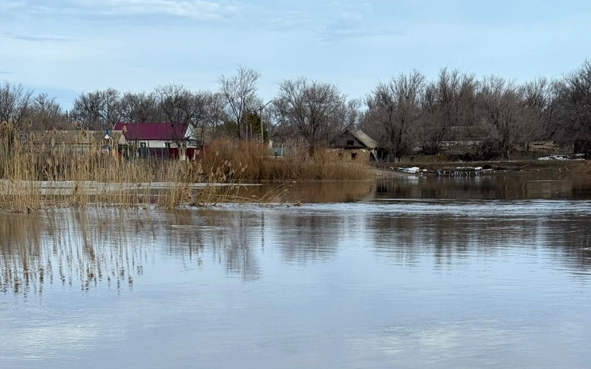 Karaozen River levels rise in W Kazakhstan