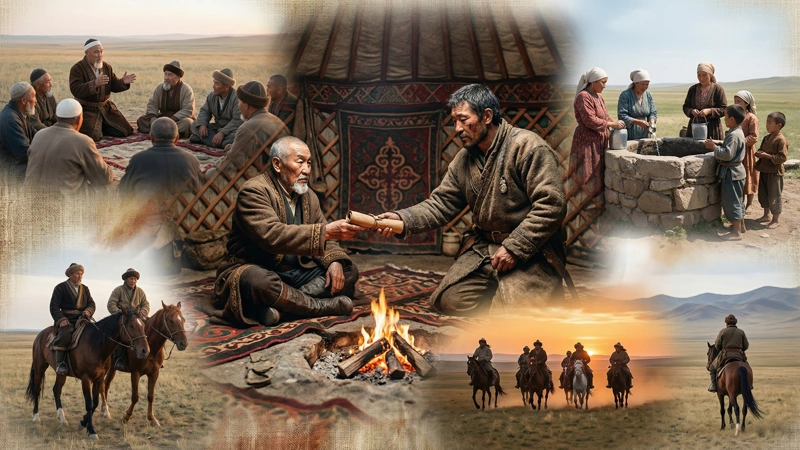 Ejelgi kóshpendiler qalaı jyldam habar alysqan
