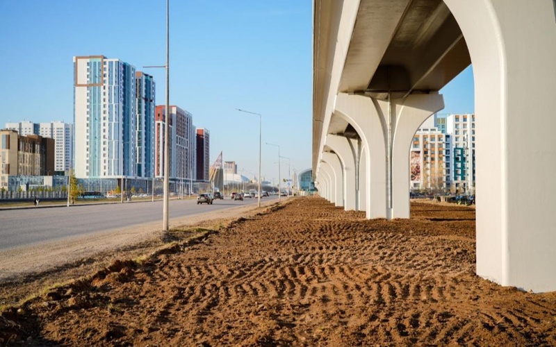 В Астане высадят около миллиона деревьев и кустарников ЛРТ, Астана