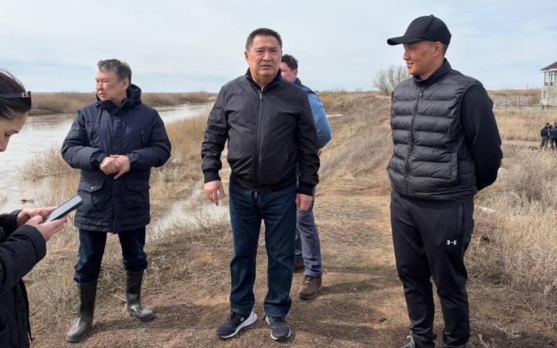 Астанинское водохранилище: безопасный пропуск воды обеспечен в селе Жибек жолы