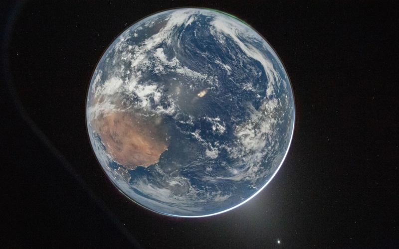 Artemis II crew shares first image of Earth from Orion spacecraft