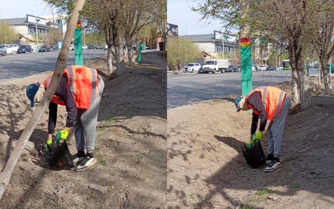 19 жастағы қызылордалық TikTok арқылы вейп сатқаны үшін көше тазалап жүр