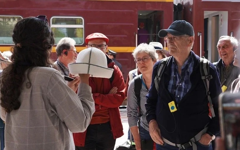 International rail tour arrives in Kyrgyzstan