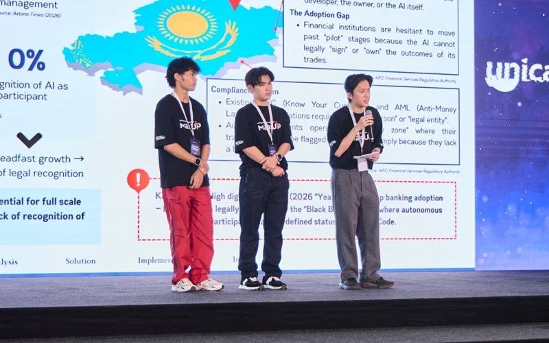 Астанада 13 мамлакатдан келган талабалар рақамли давр учун энг яхши ҳуқуқий ечимларни тақдим этди