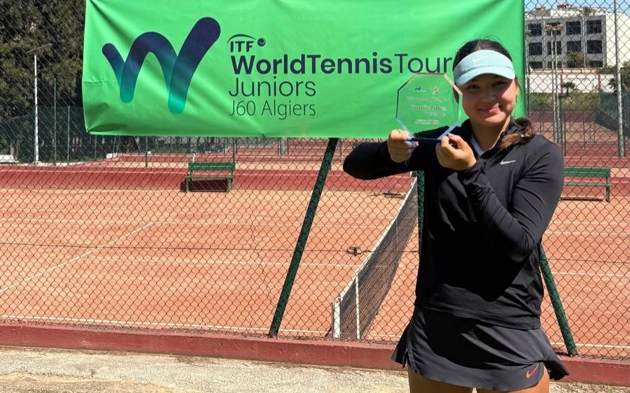 16 жастағы қазақстандық теннисші Алжирдегі жарыста чемпион атанды