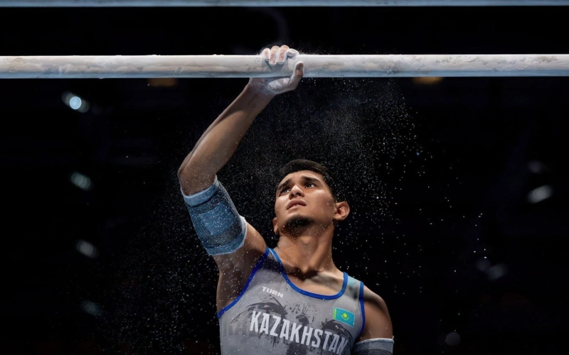 Kazakh gymnast Salimov bags silver at World Cup stage in Egypt