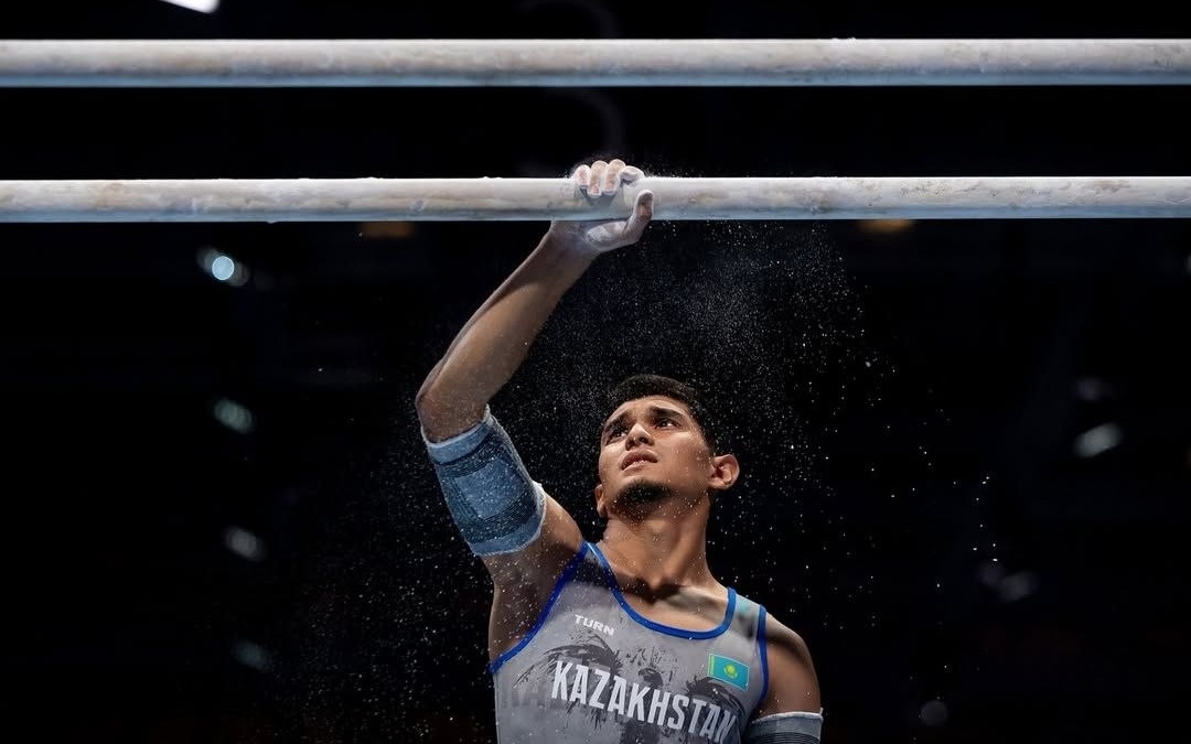 Гимнаст Асан Салимов Мысырдағы әлем кубогының күміс жүлдегері атанды