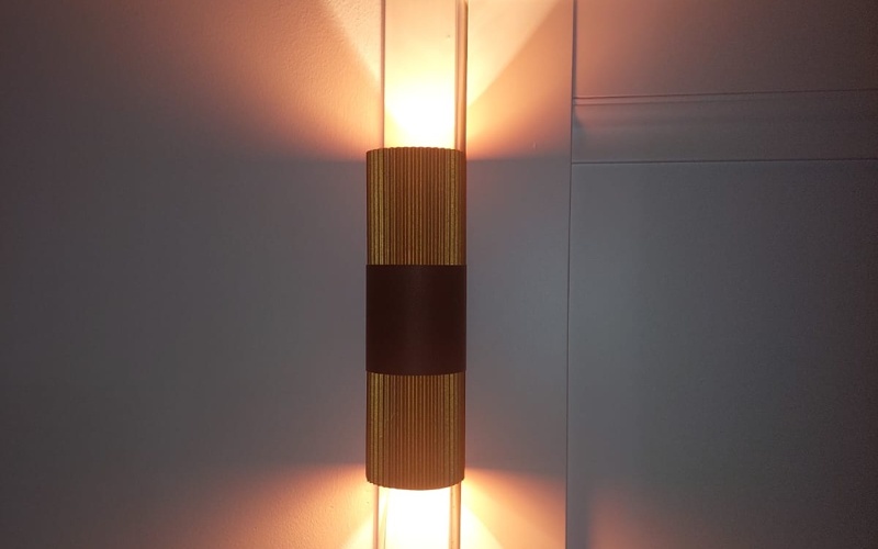 светильник из вторсырья