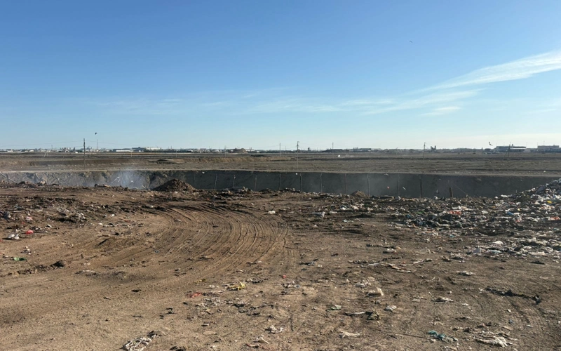 Пожар на мусорном полигоне в Атырау потушен
