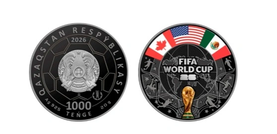 Kazakhstan’s National Bank issues collector coins for FIFA World Cup 2026